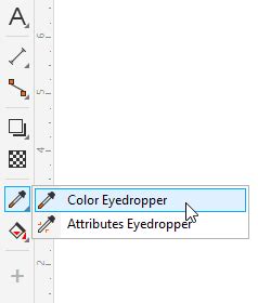 Eyedropper tool to pick road type from the map.